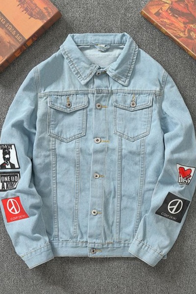 Unisex Denim Jacket Bomber